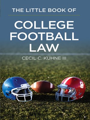 cover image of The Little Book of College Football Law